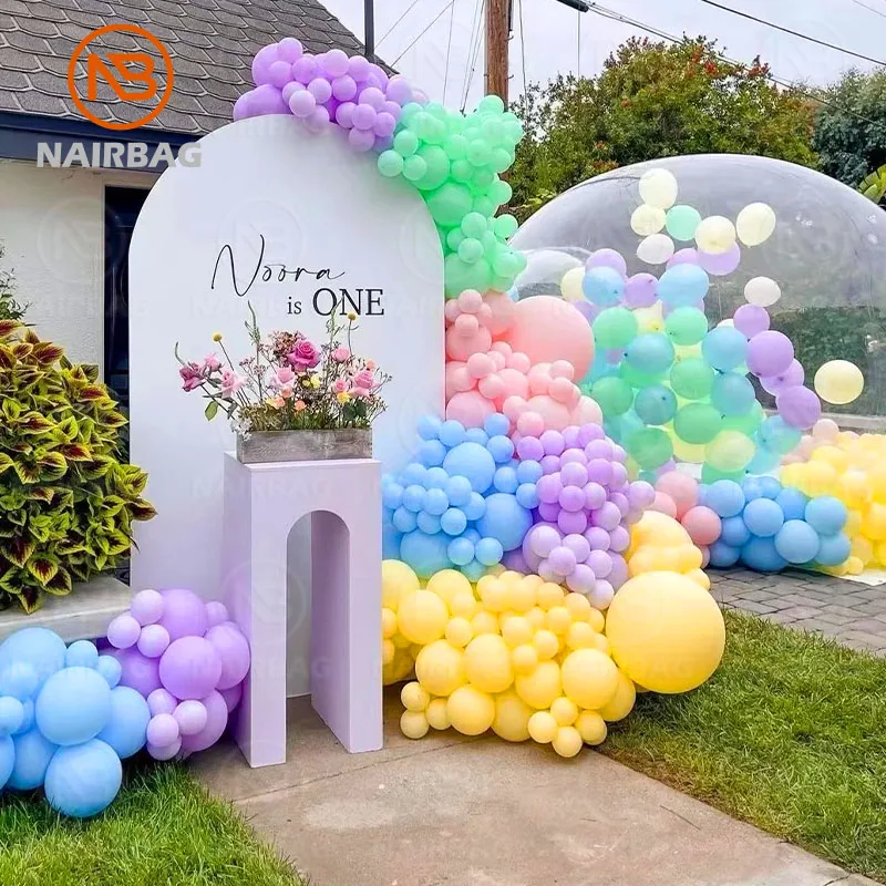 บ้านลมเป่าลมขนาด 10 ฟุต ของเล่นเด็กกลางแจ้ง บ้านลมเป่าลมเชิงพาณิชย์ พร้อมเครื่องเป่าลม