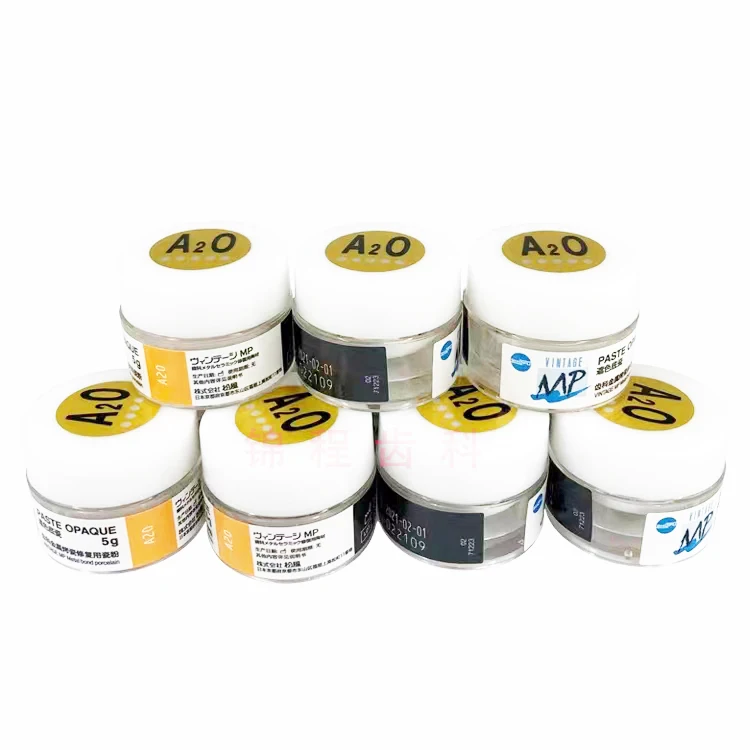 

3pcs 5g/Bottle Dental Metalbond Porcelain Paste Opaque 5g 46 Colors Dentistry Materials Lab Tools