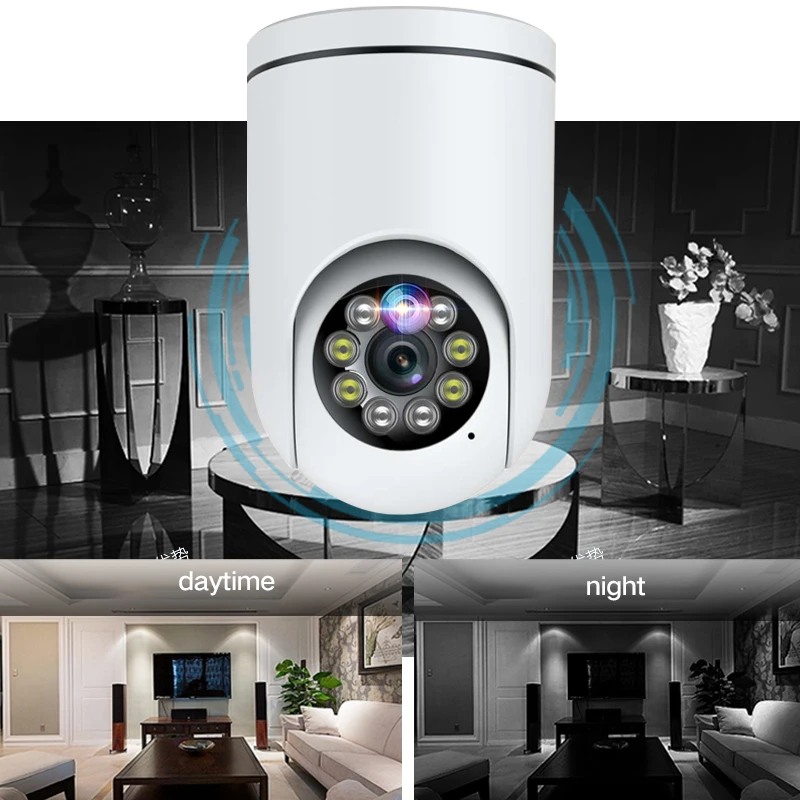 

IP Camera 5G WiFi Indoor Wireless Security Surveillance Cam Auto Tracking Baby Monitor PTZ CCTV Night Vision Indoor Home Safety