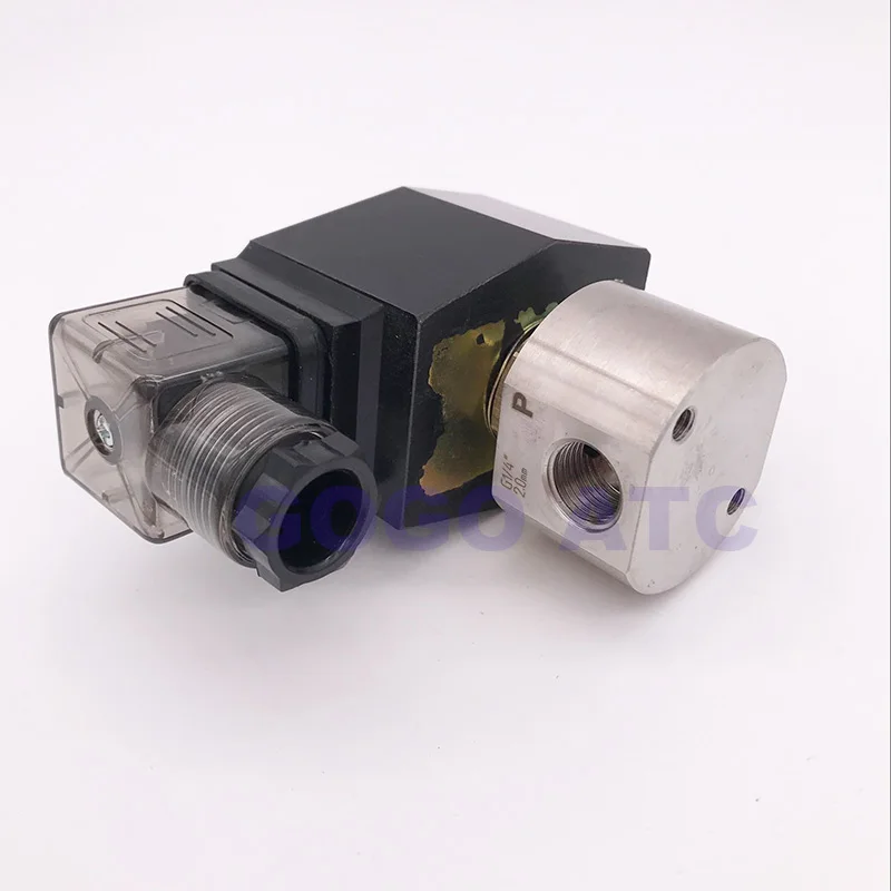 

200bar/100bar 2 way water high pressure solenoid valve 1/4" 12V DC Orifice 1.2mm/2mm N.C SPG stainless steel car wash pump