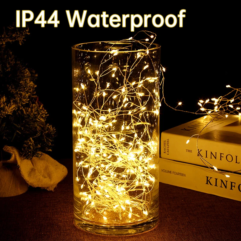 18M 500LEDs Cluster String Fairy Lights Waterproof Outdoor Garden Christmas Decoration Holiday Lighting