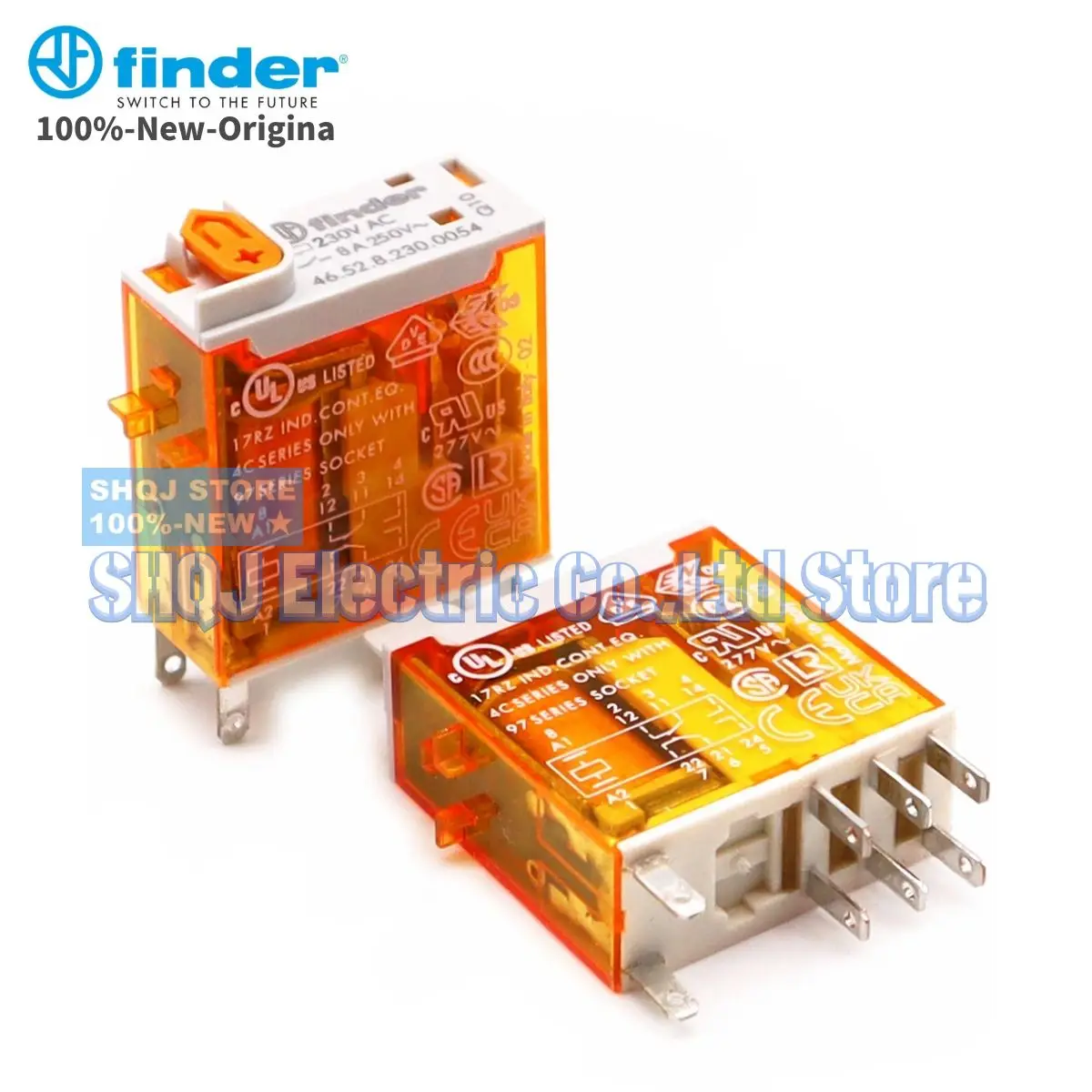 FINDER 100%-NEW 46.52.8.230.0054 1PCS 230VAC 8A 250V 2CO 8PIN RELAY original