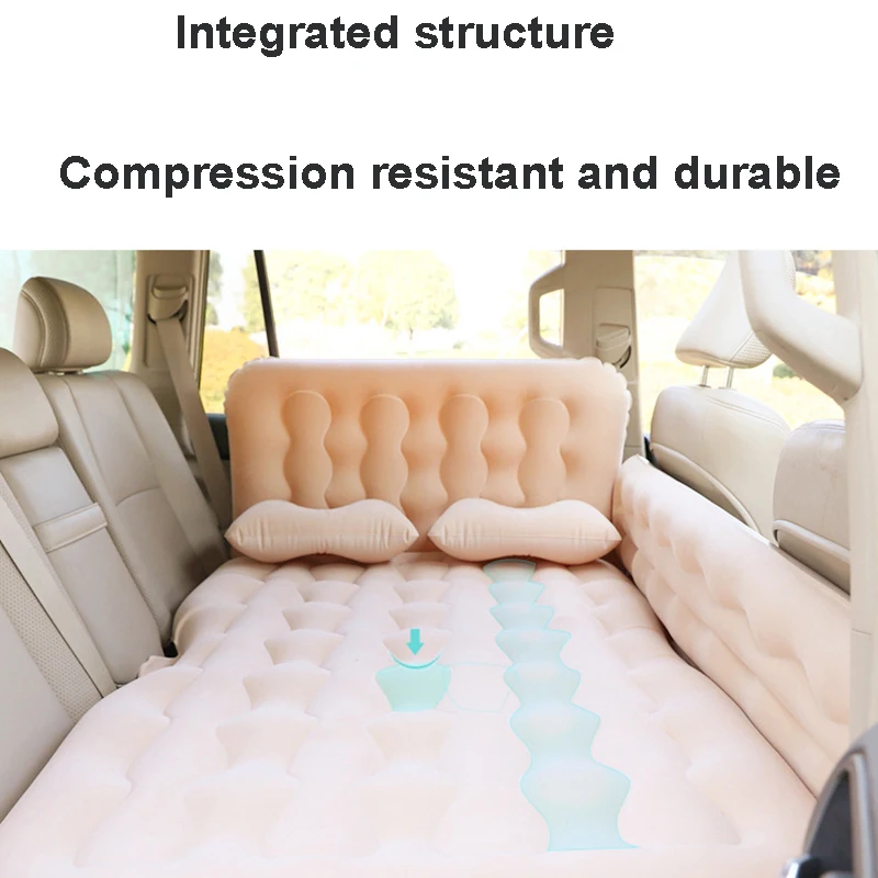 Car Inflatable Bed Car Supplies Rear Inflatable Mattress Car Middle Travel Bed Flocking Air Cushion Bed Car Mattress