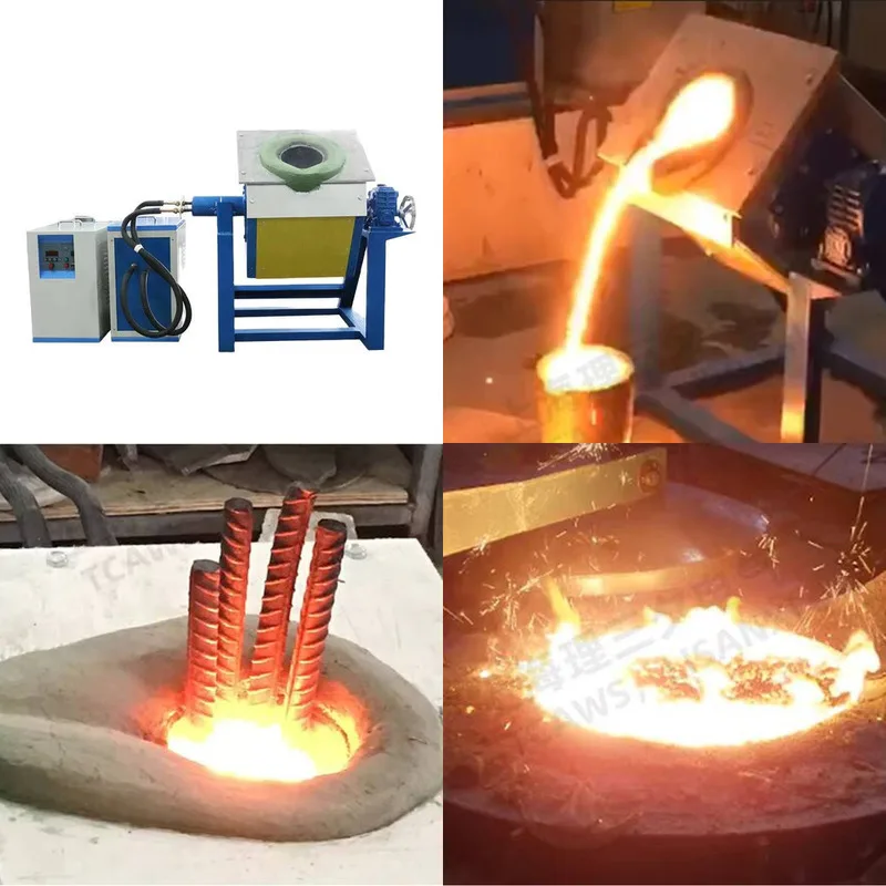 

Induction Melting Furnace For Industrial Iron, Gold, Silver, Copper, Aluminum, Other Metals And Alloys