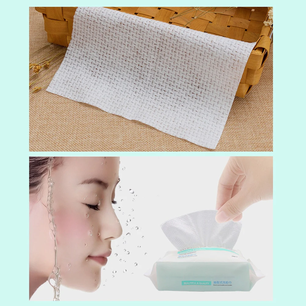 

Face Towel Removable Facial Towels Disposable Fast Dry Makeup Cloths Remover Wet