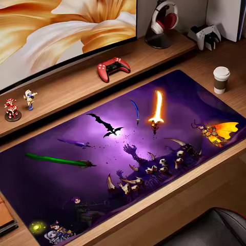 Gamer Keyboard Pad Terraria Desk Protector Mouse Gaming Pc Accessories Mousepad Mat Xxl Large Extended Mice Keyboards Computer