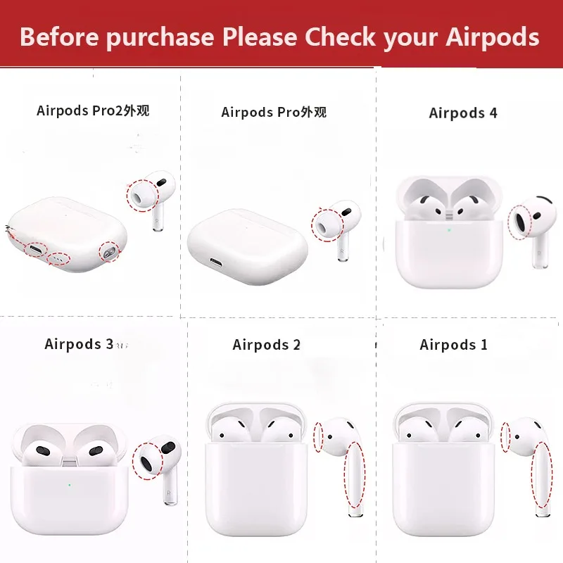 حافظة سماعة أذن شبه شفافة كرتونية لطيفة، مناسبة لسماعات AirPods 4 3 2 1 AirPods Pro 2 Pro
