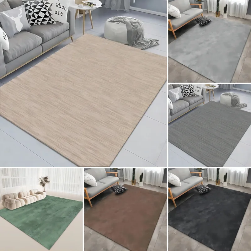 Einfarbig einfache Teppich Balkon Korridor wasch bar Schlafzimmer Fuß matte Wohnkultur Boden matte große Wohnzimmer dekorative Teppich