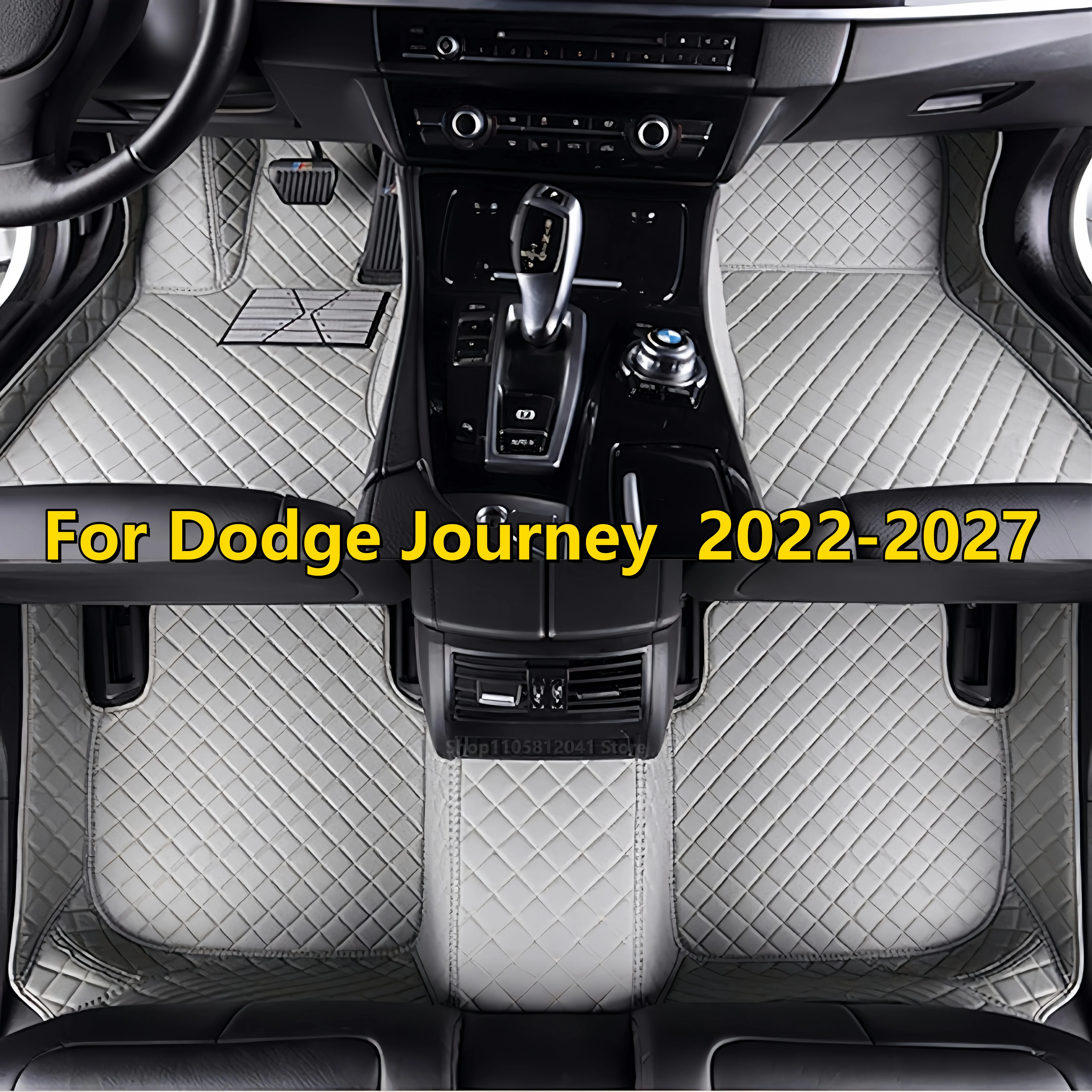 Custom Auto Carpets Car Floor Mats For Dodge Journey 2022 2023 2024 2025 2026 2027 Waterproof Auto Carpets Interior Accessories