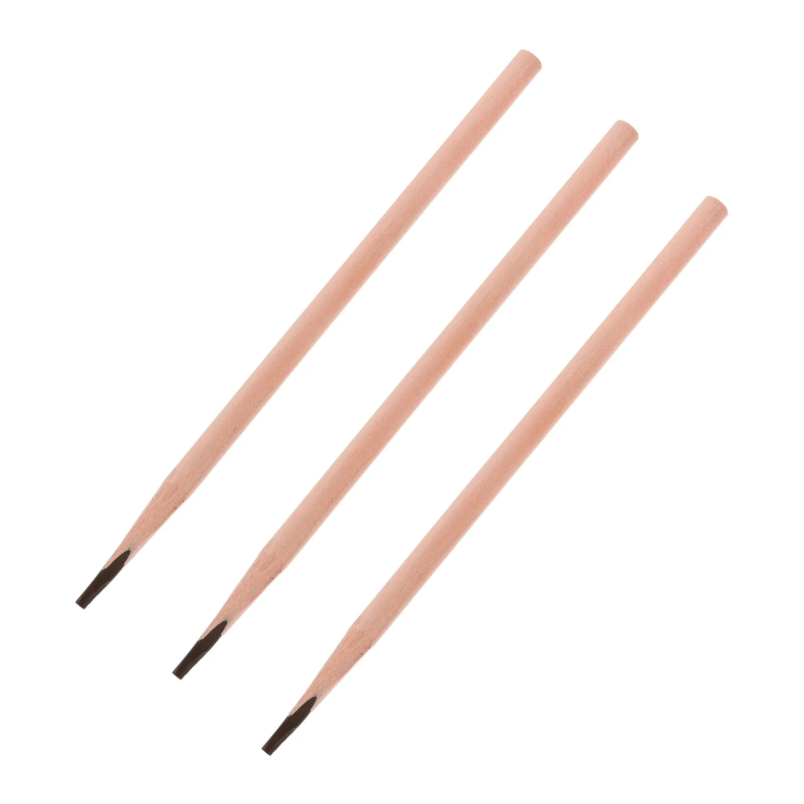 3pcs Waterproof Eyebrow Pencil Smudge Proof Sweat Resistant Natural Look Brow Enhancer Outdoor Activities Precise Application