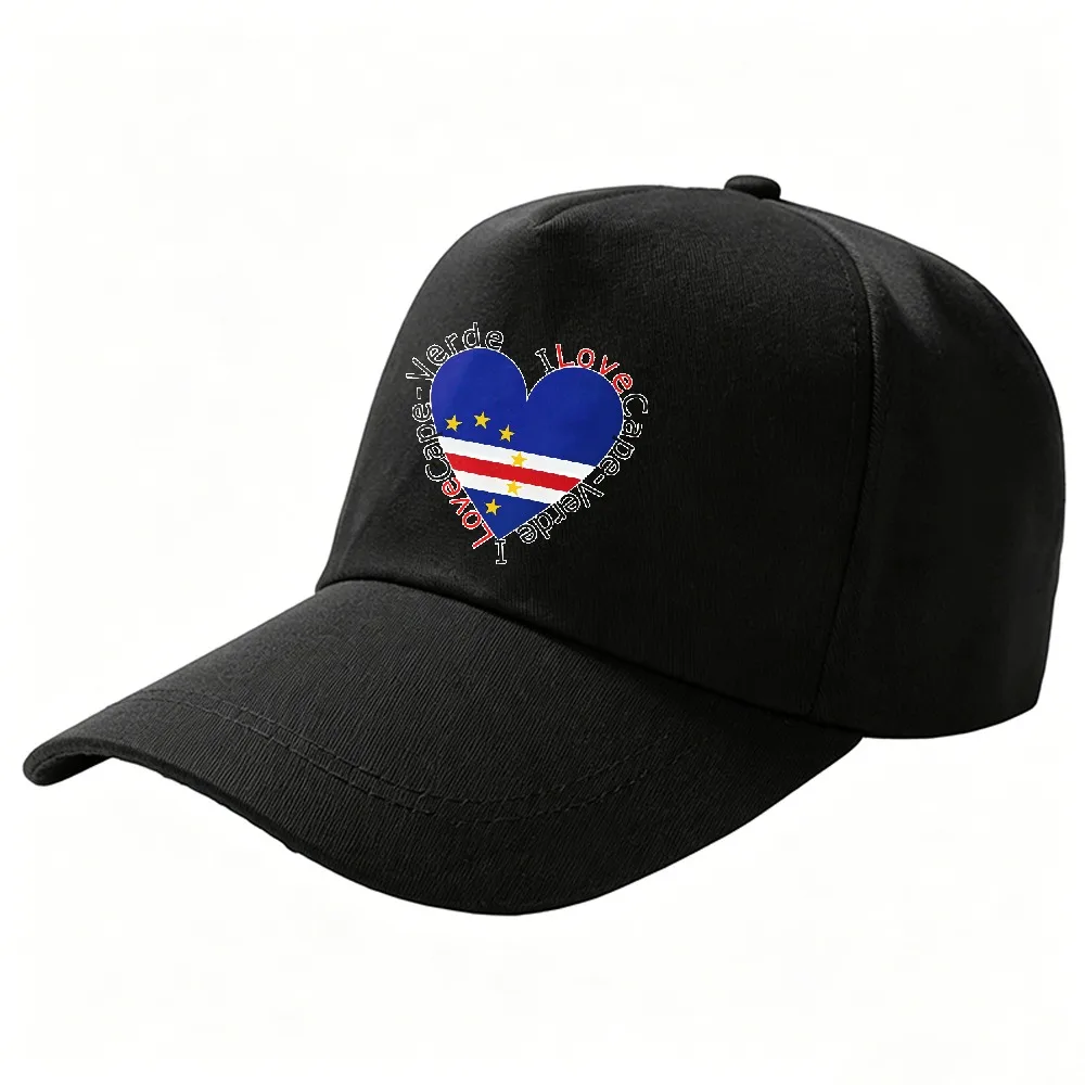 Cabo Verde Blue Shark Graphic Baseball Dad Hat Men Football Slogan National Flag Cotton Cap Island Sports Fan Travel Trucker Hat