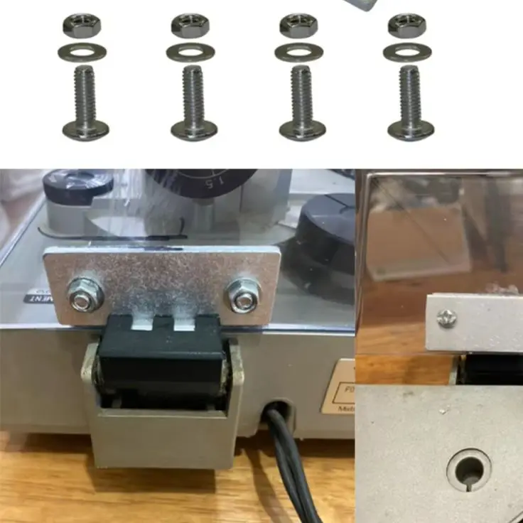 Turntable Dust Cover Hinge Kit For Technics SL-D2 SL-Q2 SL-3200 Models Includes Brackets Screws Washers Nuts For Repair