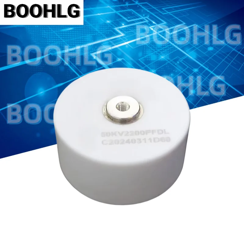 1PCS 50KV 222K 2200PF High Voltage Ceramic Capacitor High Frequency Pulse Power Supply Power Equipment 50kV 222