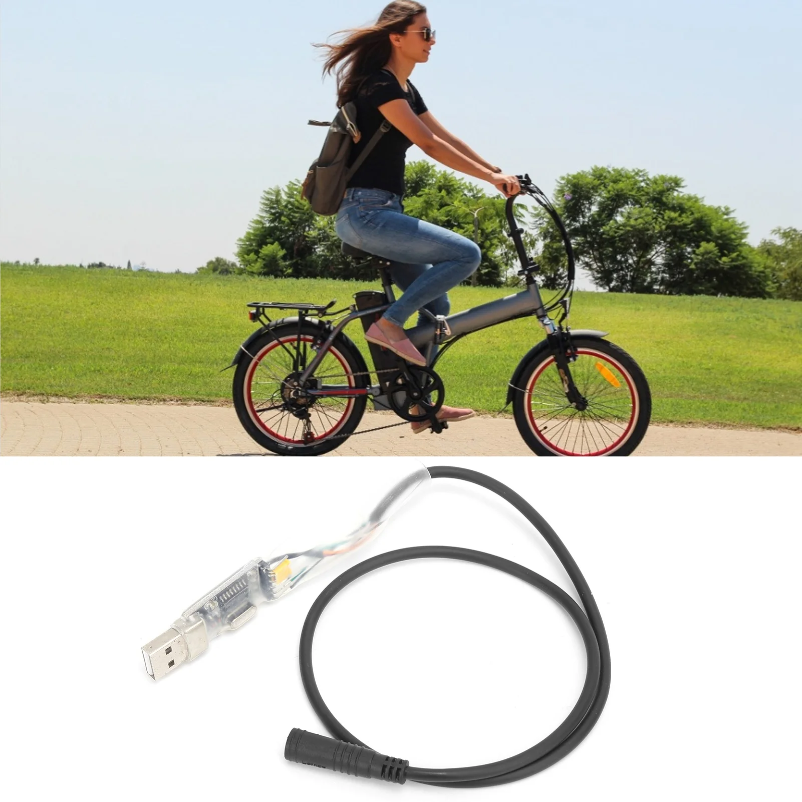 

ZK20 Электрический велосипедный двигатель USB-кабель для программирования для комплекта двигателя со средним приводом электрического велосипеда