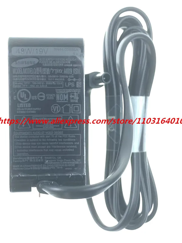 Pengisi Daya Adaptor AC/DC PlugA5919_KPNL AS Asli untuk SAMSUNG C32JG52QQC C32JG50FQC Catu Daya Monitor LCD BN44-01014A 19V 3,10A