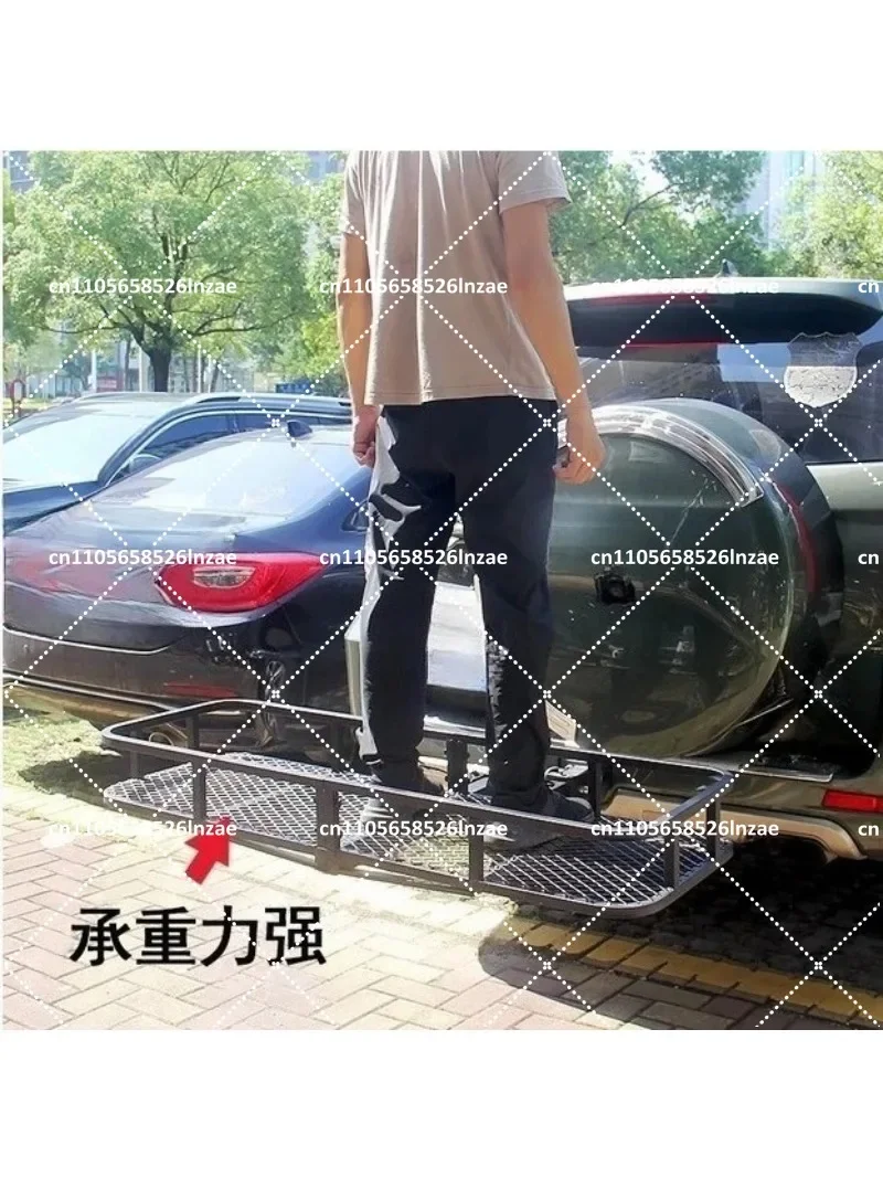 Heavy Duty Folding Car Rear Trunk Cargo Rack Travel Luggage Frame for SUV - Durable Storage Solution for Vehicle Trunks