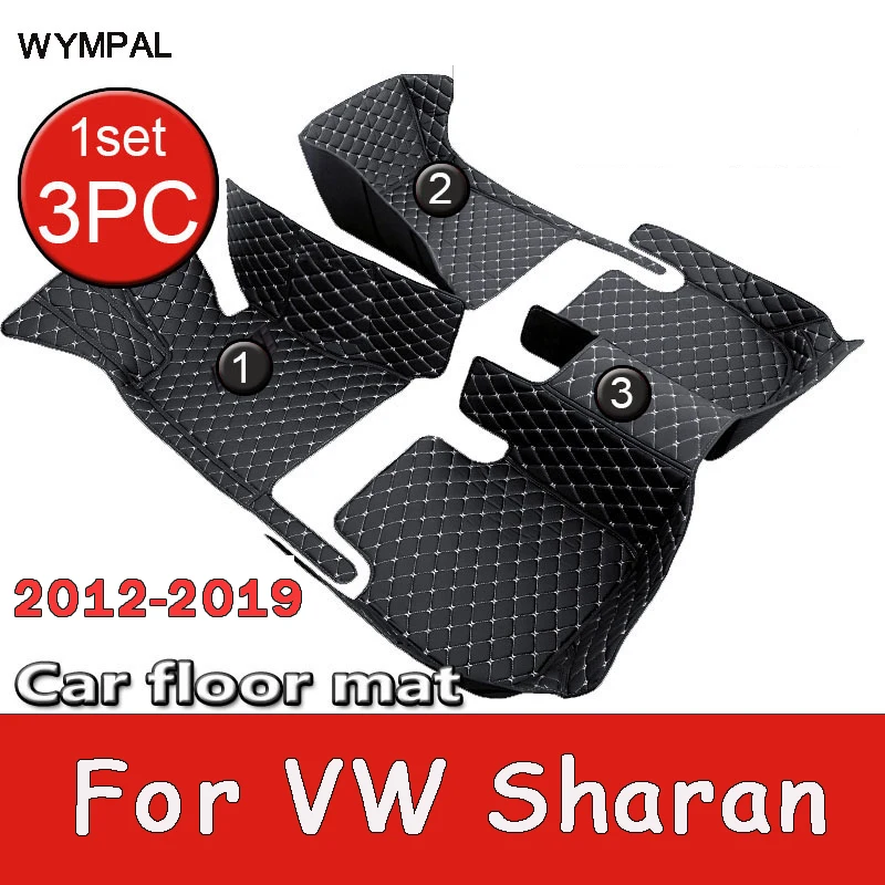 

Car Floor Mats For VW Sharan 6/7seat 2012 2013 2014 2015 2016 2017 2018 2019 Car Accessories