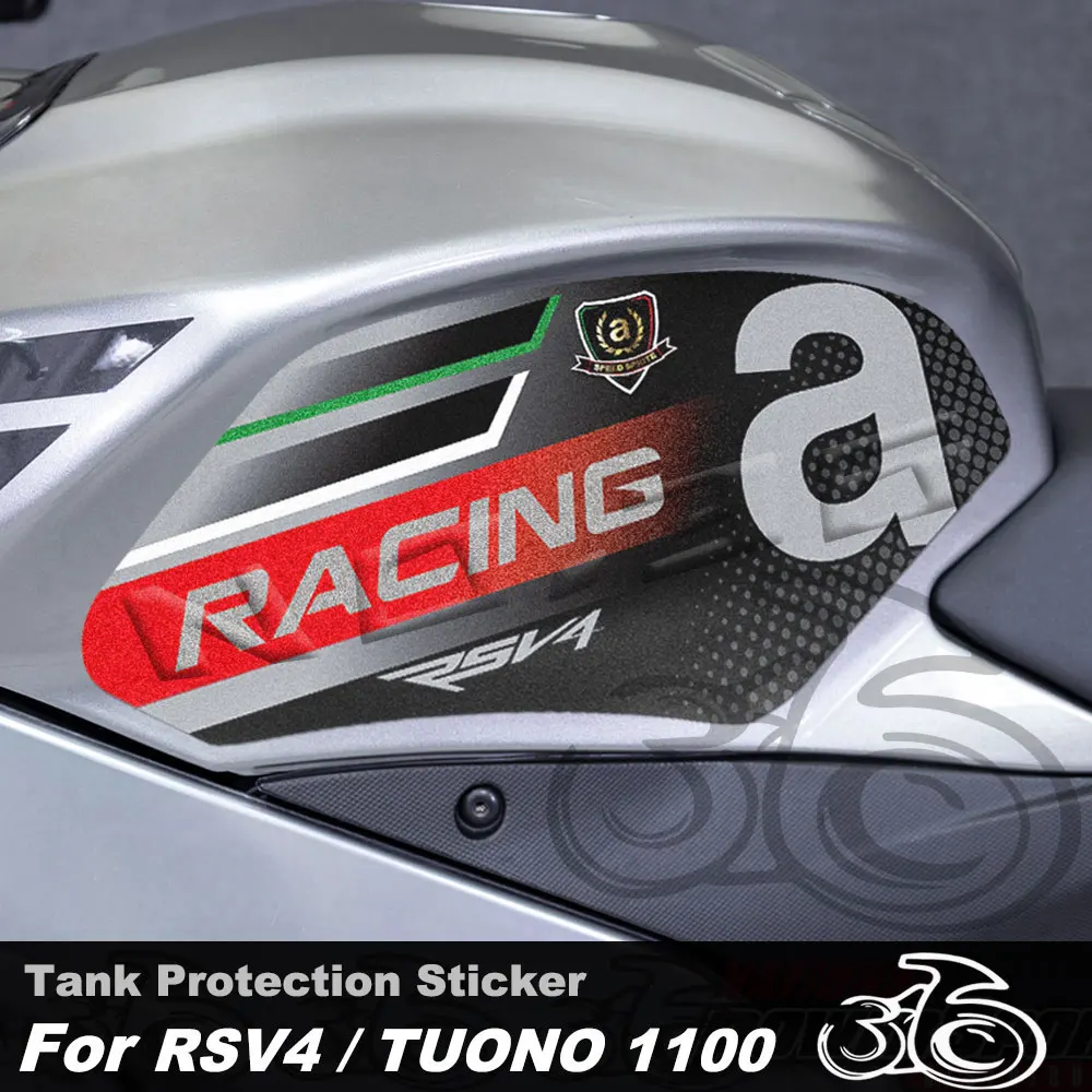 

Motorcycle Tank Sticker Decal Knee Grip Protection Pad For Aprilia RSV4 2010-2021 Tuono 1100 2015-2020