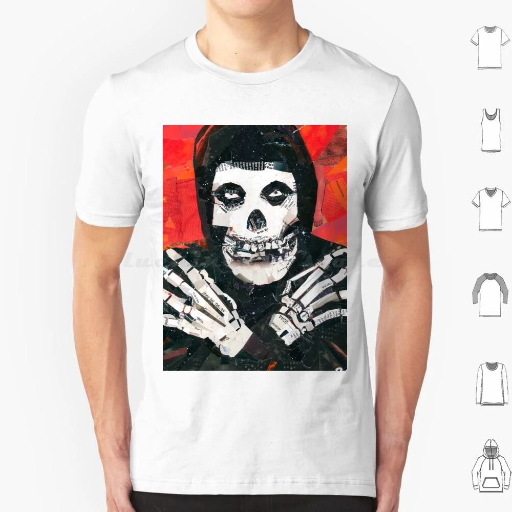 1 Collage T Shirt Men Women Kids 6xl Skull Collage Original Pop Punk Terror Series B Recycling Contemporary Fashion Modern