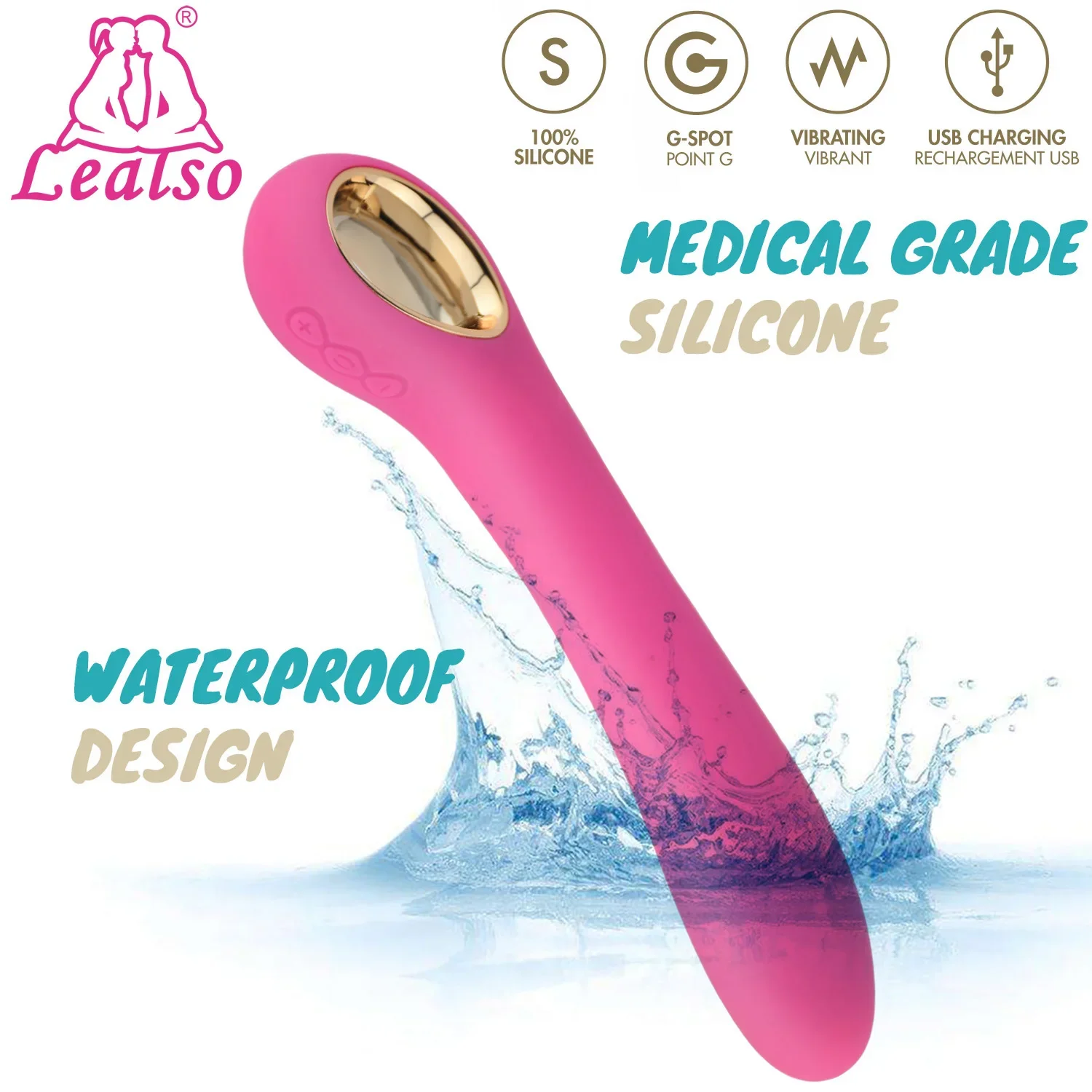 Realistic Dildo Vibrator Magic Massager Wand Vaginal Clitoris Strong Stimulator G Spot Silicone Adult Sex Toys for Woman Couples