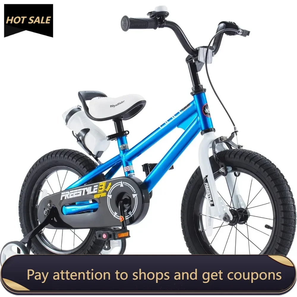 

Freestyle Kids Bike 12 14 16 18 Inch Sport Bicycle for Boys Girls Ages 3-10 Years, Multiple Color Options Freight free