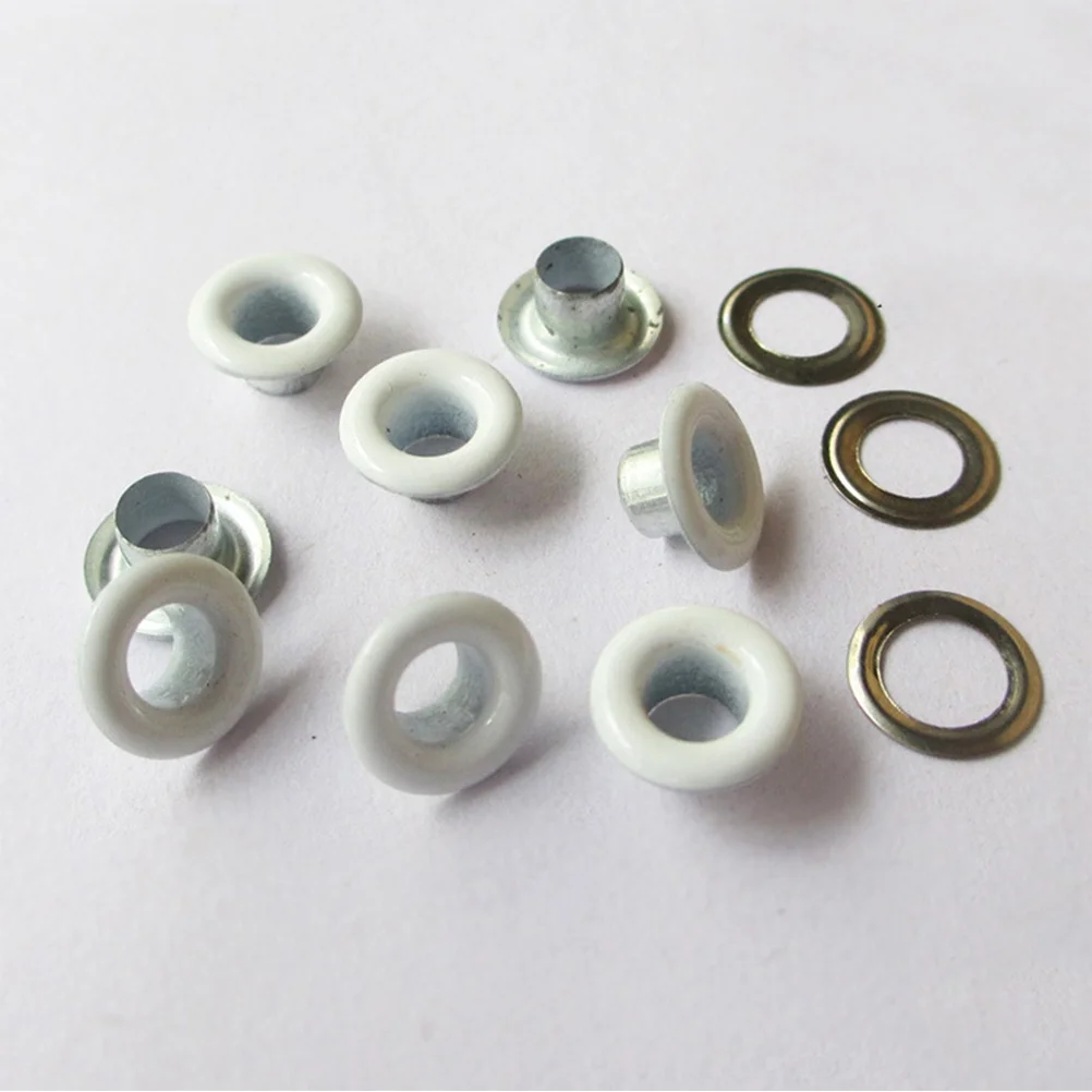 

200Pcs Colorful Metal Grommet Eyelet Button Set Sturdy DIY Craft Supplies for Clothes Canvas Bags Shoes Metal Grommet