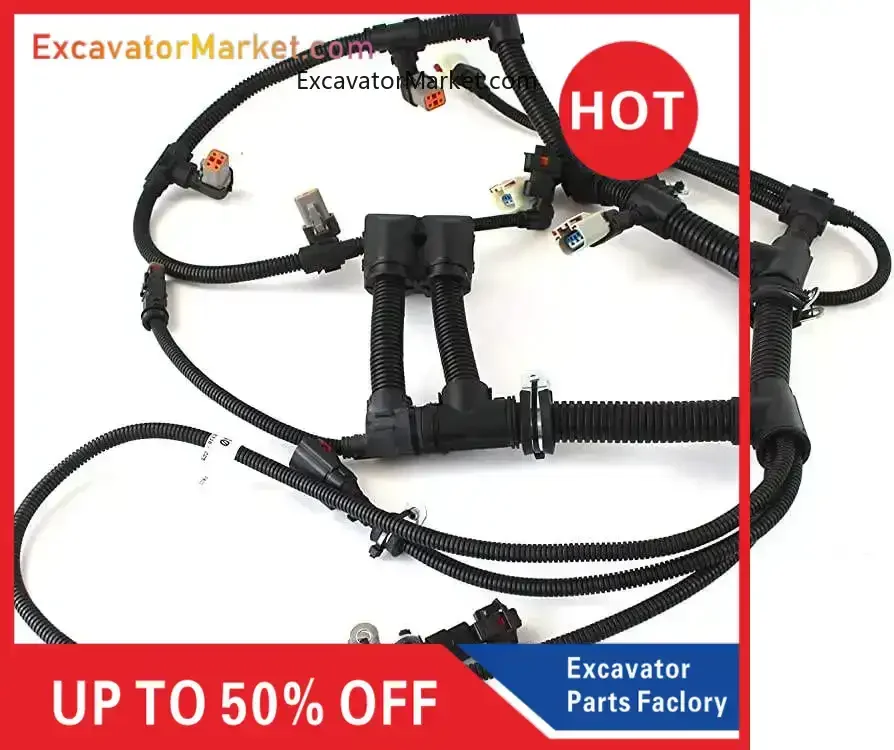 For excavator Engine harness Excavator for Komatsu PC200 210 240-8 Cummi QSB6.7 6754-81-9440 injector sensor