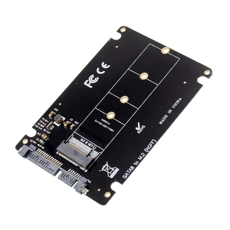 3 إلى M.2 NGFF SSD بطاقة محول قرص صلب بطاقة توسيع محرك الأقراص دعم M.2 مفتاح B بروتوكول SSD