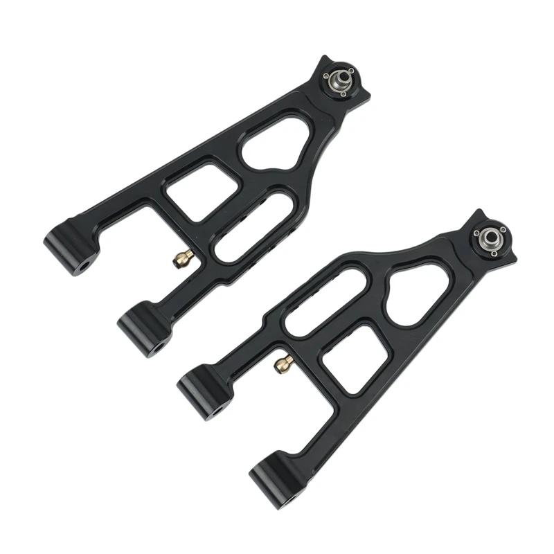 2Pcs Metall Front Lower Suspension Arm Für LOSI SUPER BAJA REY 1/6 Wüste Lkw RC Auto Upgrade Teile