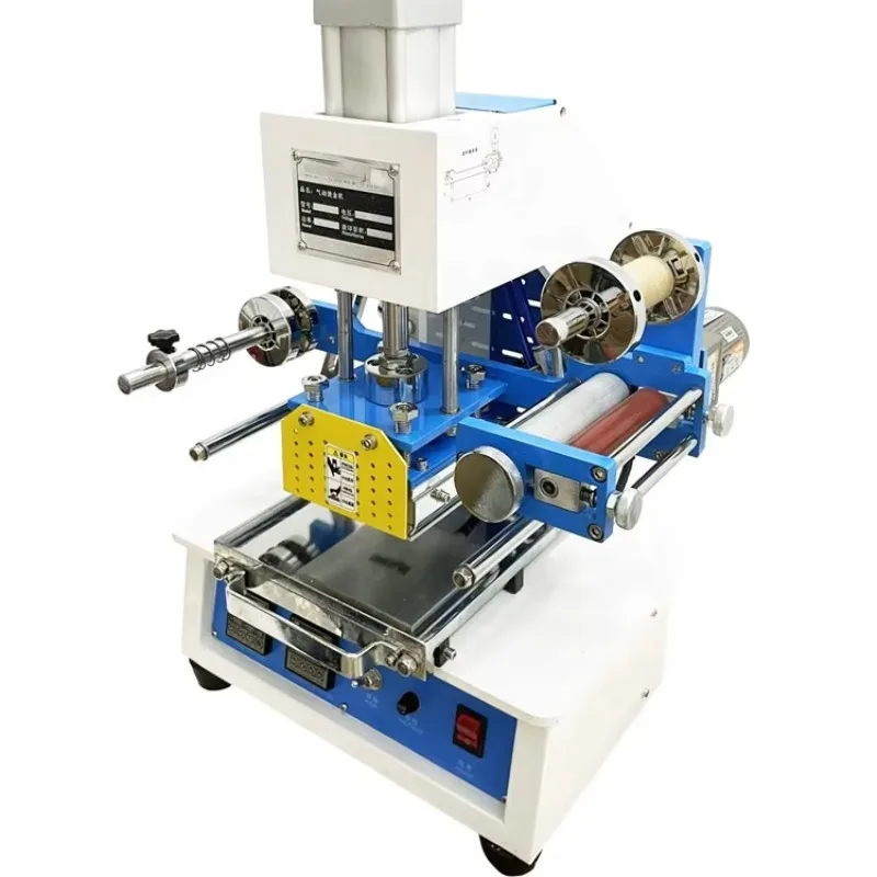 آلة ختم الرقائق الساخنة الرقمية الهوائية للورق