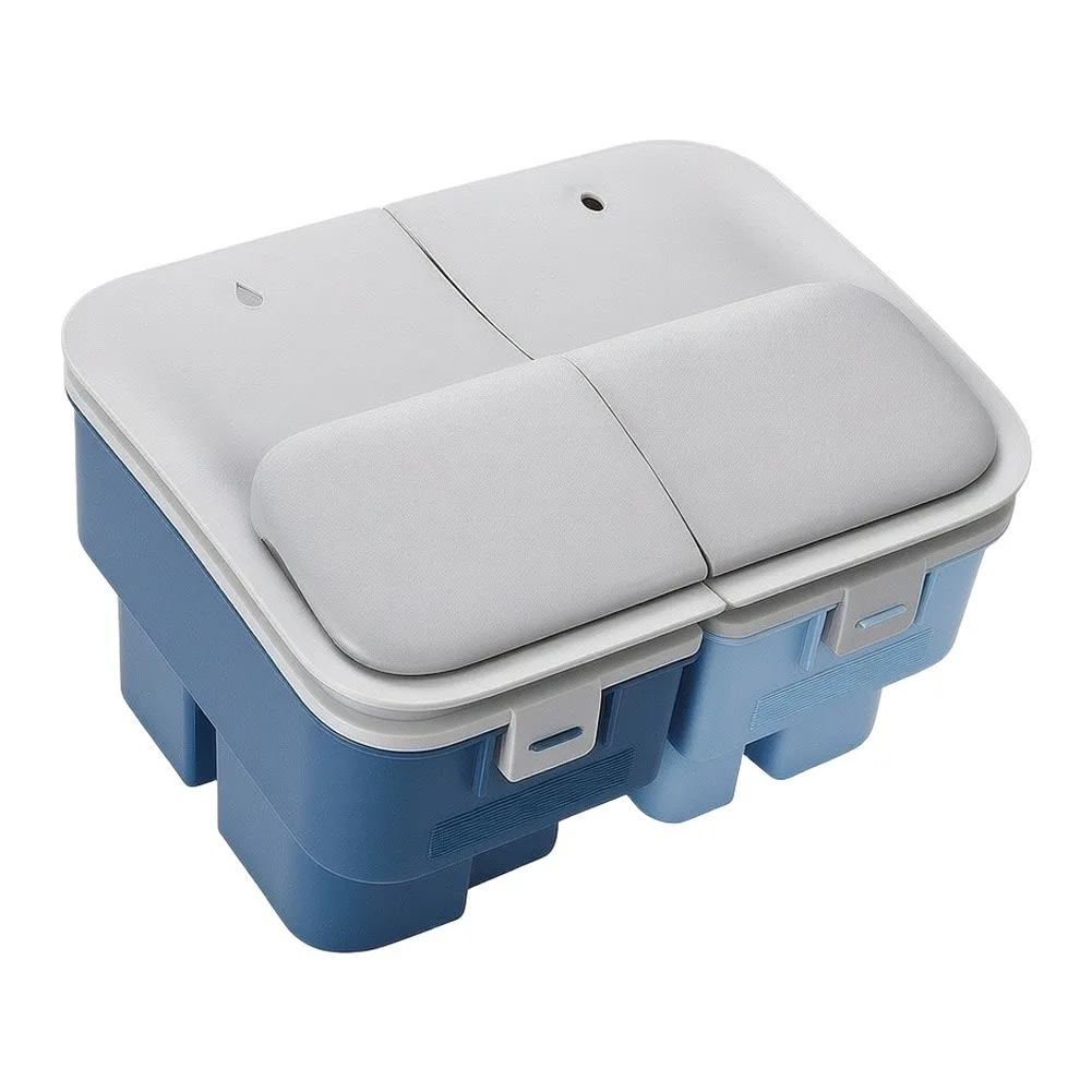 Robot Vacuum Replacement Tanks for ECOVACS For T80 For OMNI Clean Water + Wastewater Dual Compartment Polyethylene Design