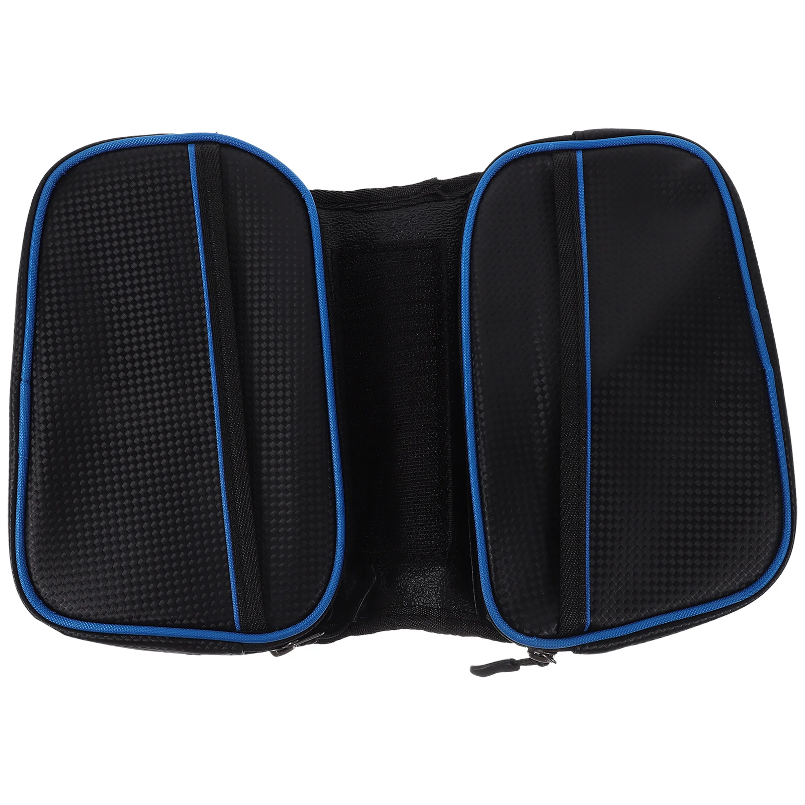 

Bike Frame Bag Waterproof Large Capacity Dual Zippered Cycling Storage for Outdoor Travel Mountain Bike Phone Holder Saddle
