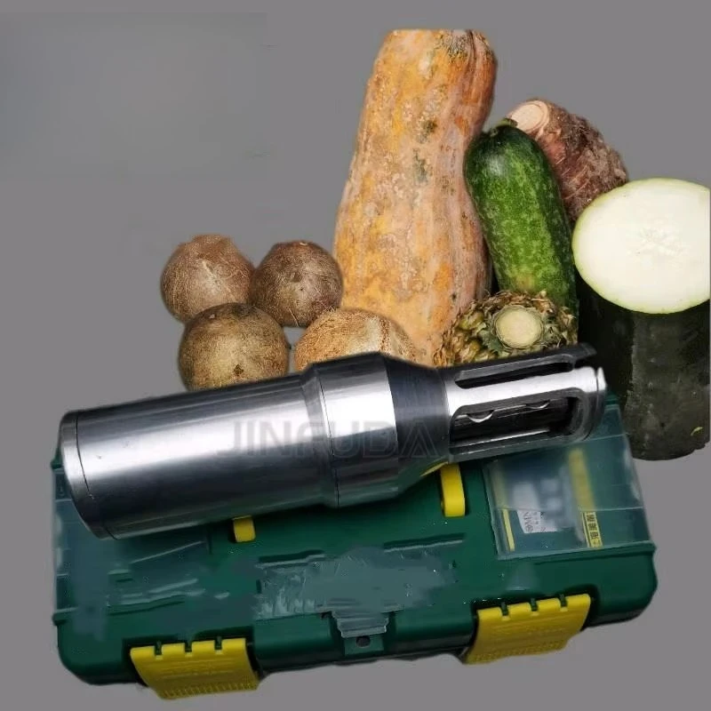 Peladora eléctrica de coco taro calabaza melón blanco azúcar caña campo piña Tuckahoe coco melón fruta piel cáñamo
