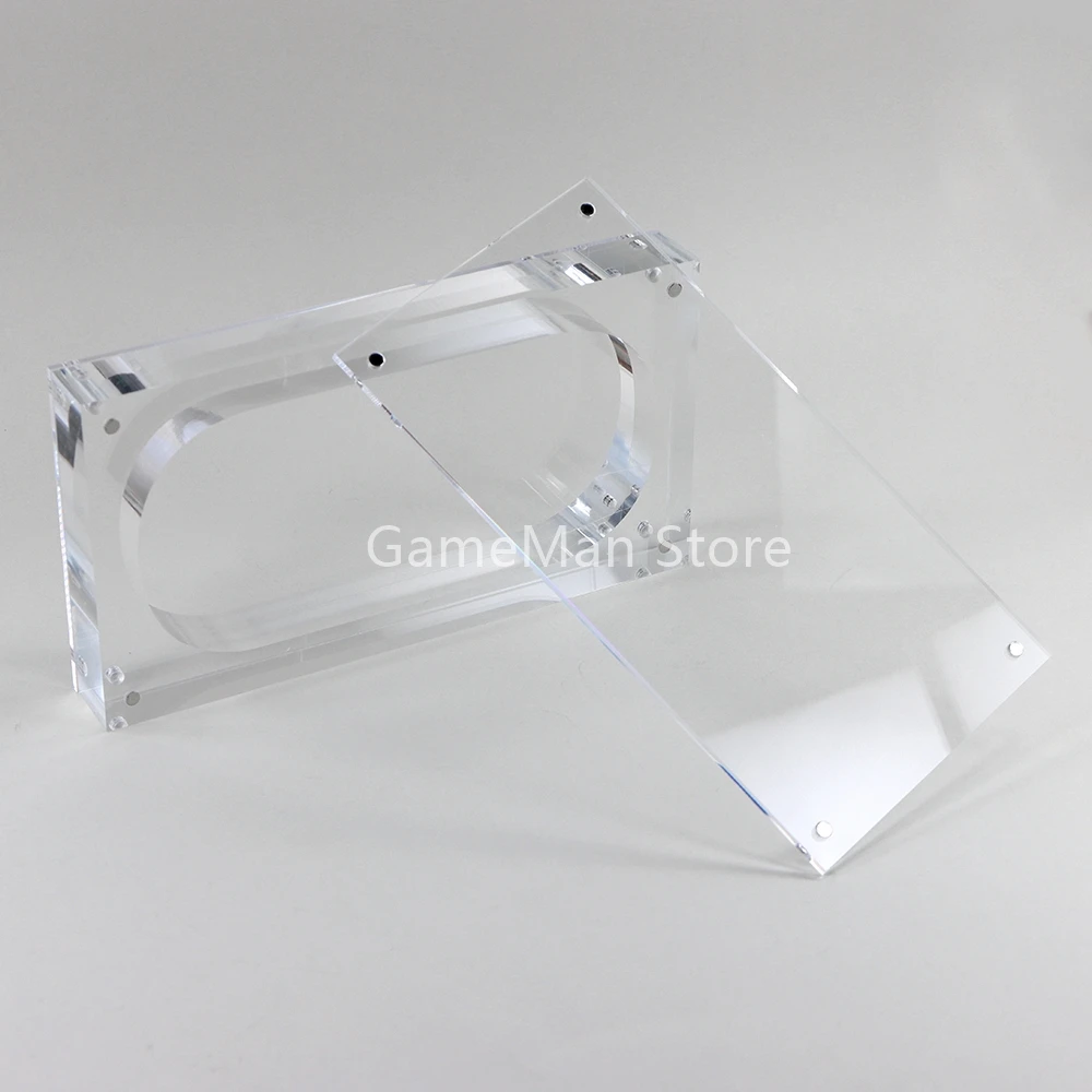 Alta Transparência Acrílico Caso para PSVITA, Game Console, Tampa Magnética, Display Case, Caixa De Armazenamento, PSV1000, PSV2000, 1Pc