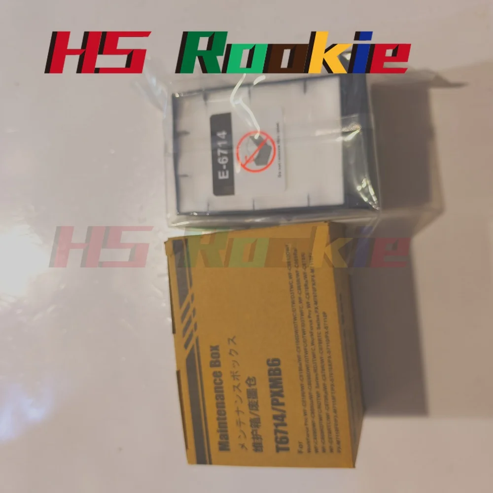 

5X T6714 C13T671400 PXMB6 резервуар для отработанных чернил губка коробка для обслуживания EPSON WorkForce Pro WF C8190 C8610 C8690 C869 C878