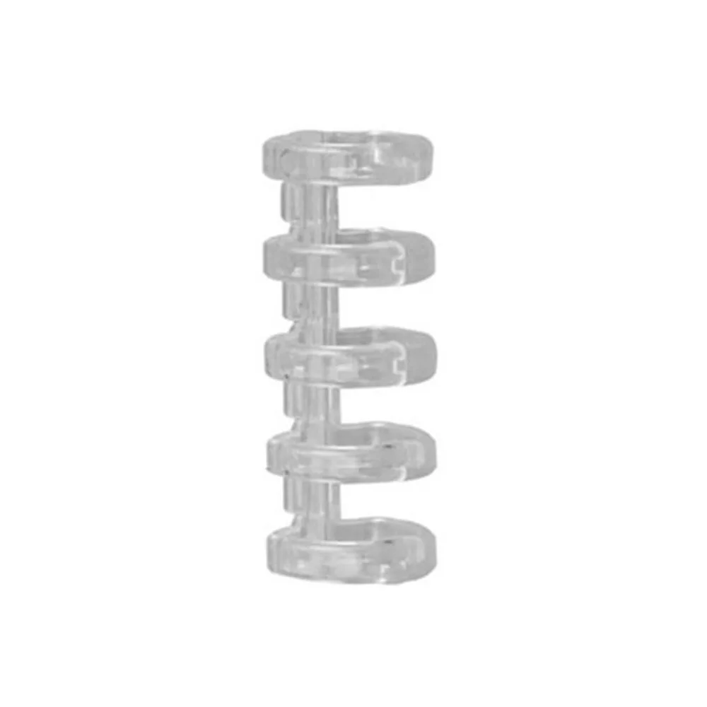 1Pcs Binding Spines Snap Split Binder Rings Learning Cards Stationery Office Supplies Loose Leaf 5 Ring A4 A5 A6 Notebook