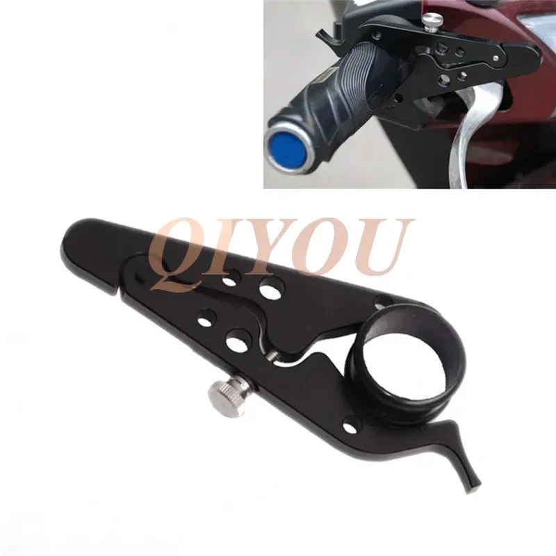 

New High Quality Universal CNC Motorcycle Cruise Control Throttle Lock Assist Retainer Relieve Stress Durable Grip Black