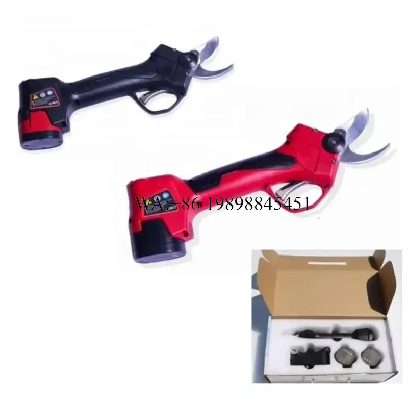 WMWMNU for Kingson Cordless Pruning Shears with Stainless Steel Blades Brushless Motor Plastic Handle DIY Industrial Use