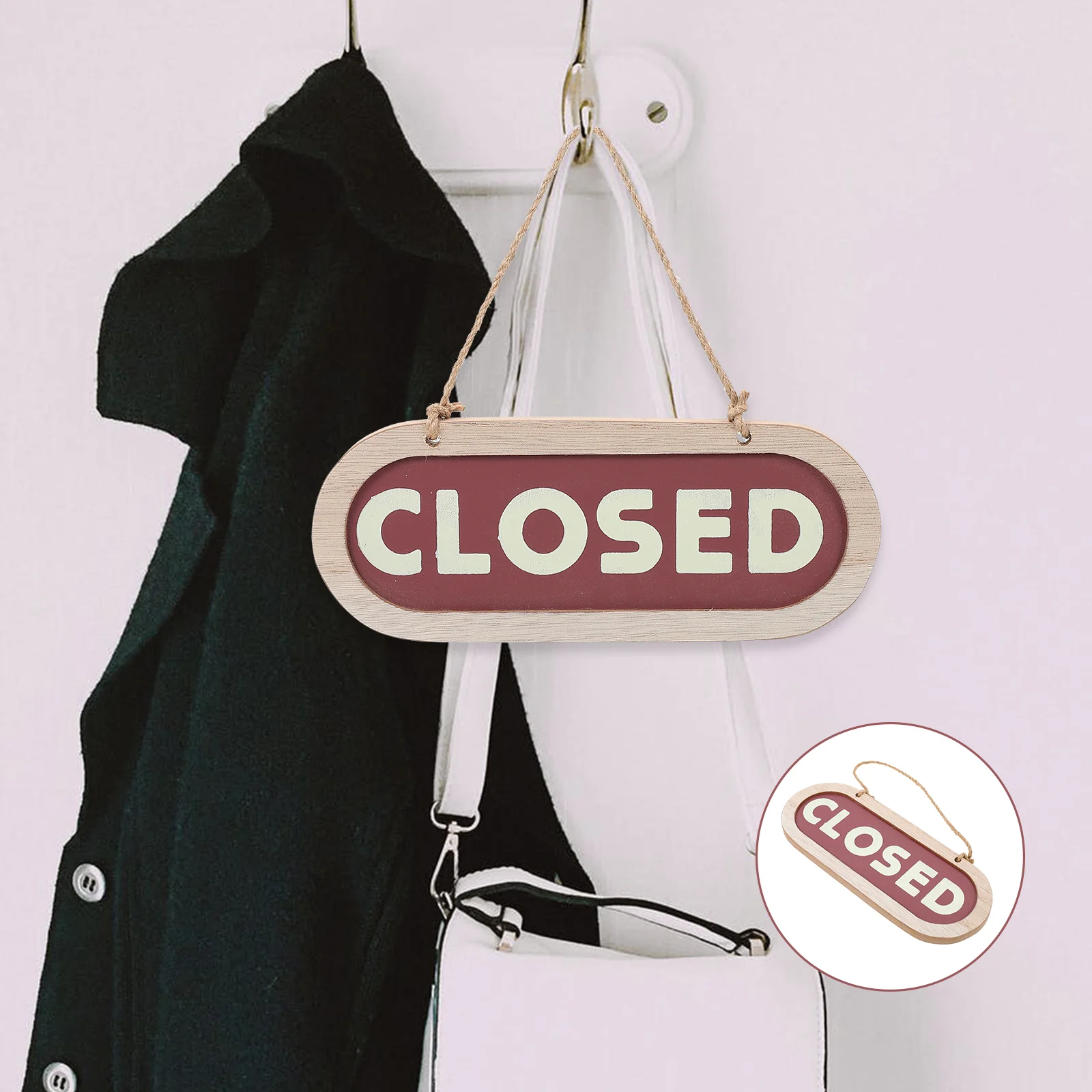 

Chalkboard Closed Sign Store Listing Rural Welcome Door Plate Pendant Home Decoration
