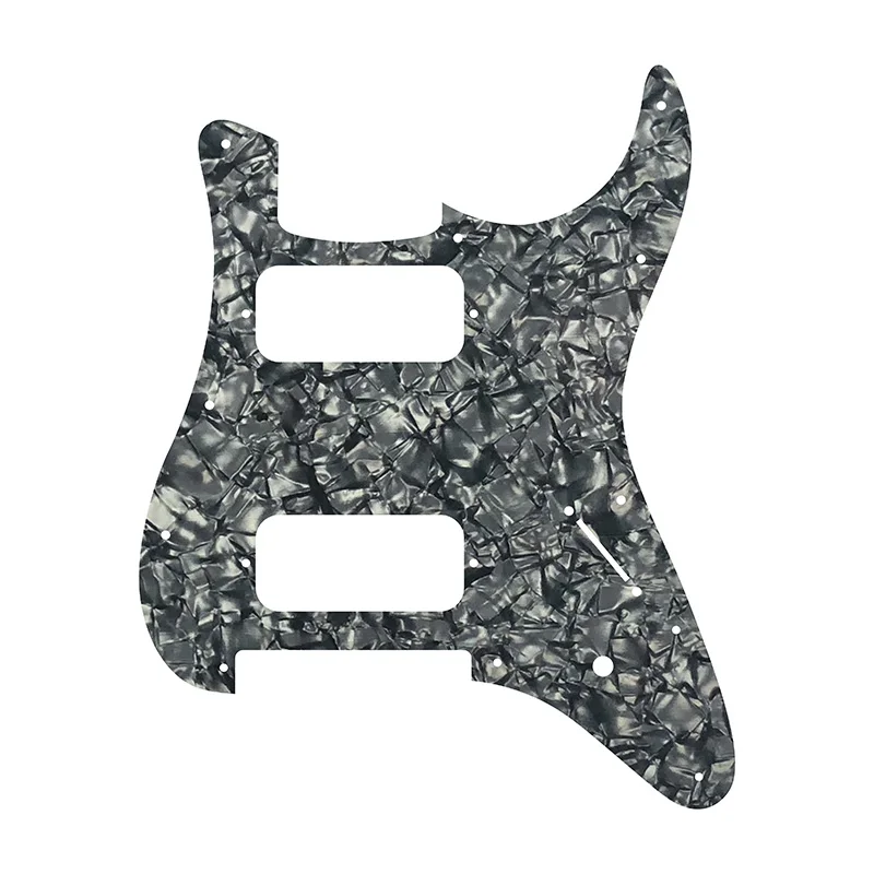 Pleroo Customize Guitar Parts For Squier 7 string strat VII HH pickguard With 1 Control Hole