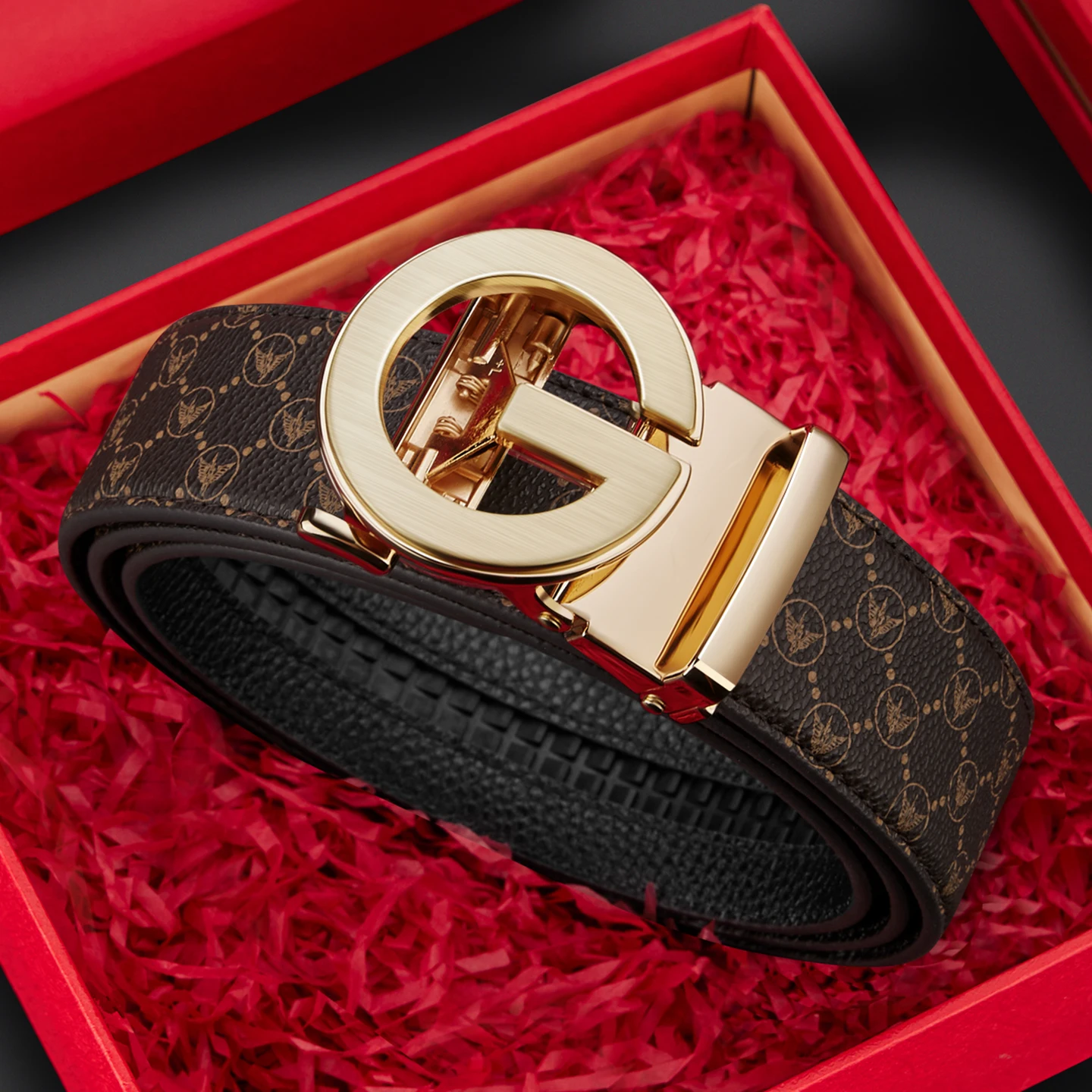 

Men's Fashion Belt, Automatic Buckle, Casual Pants, High end Versatile Belt
