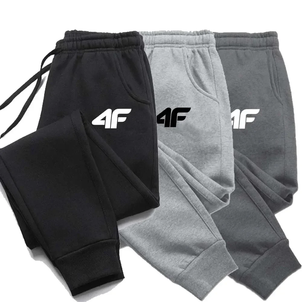 

4F Men's Creativity Printed Jogging Pants, Fitness Joggers, Running Pants, Training Sport Trousers, Sportswear Sweatpants,