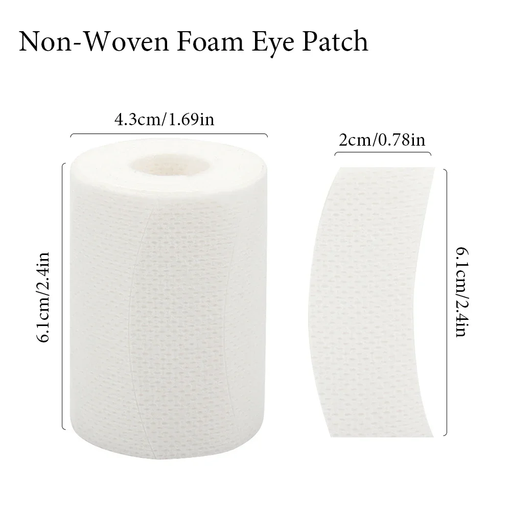 110 Stücke/Rolle Augenbänder Unter Augenklappen Schaum Wimpern Gel Pads Klebeband Wimpernverlängerung Aufkleber Eyepad Make-Up Zubehör