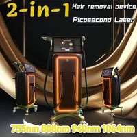Nouvel appareil d'épilation au laser diode 2-en-1 4500W 2026, élimination des tatouages au laser Pico, système de refroidissement multifonctionnel 1