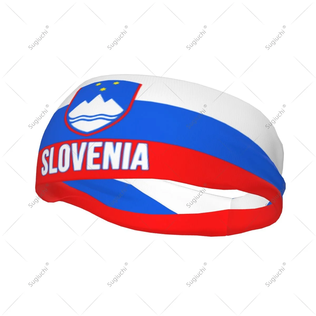 

Эластичные широкие повязки на голову с флагом Словении для мужчин и женщин, для йоги, фитнеса, тенниса, бега, занятий в спортзале