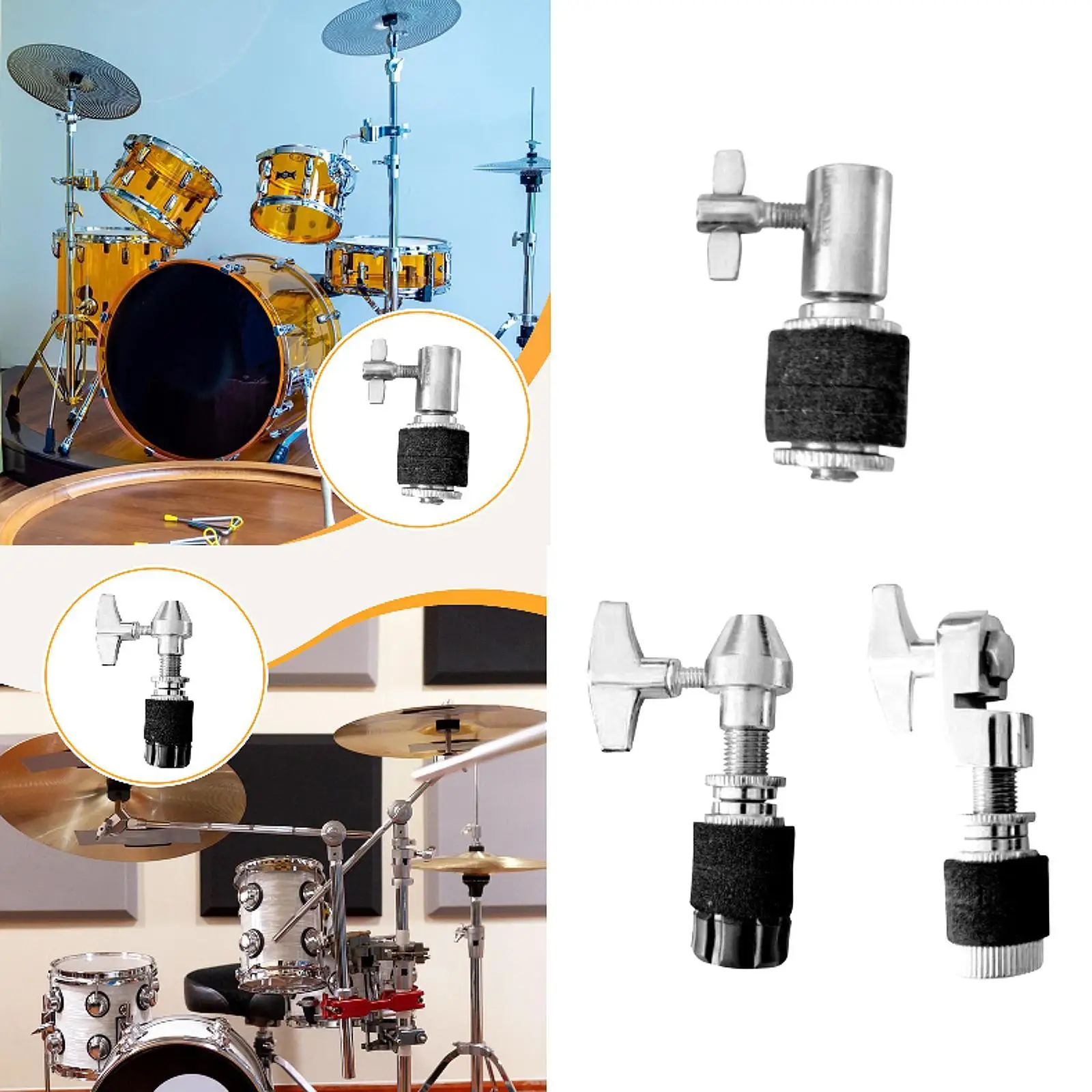 Componente de embrague Hi Hat, soporte para platillos, juego de batería, accesorio para platillos Hi Hat