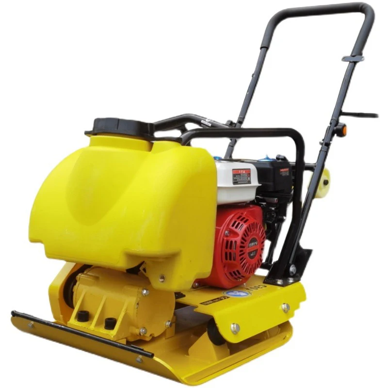 Gasoline Plate Compactor Small Compaction Plate Compactor Asphalt Road Backfill Soil Vibration Plate Compactor Power Tools 5500W