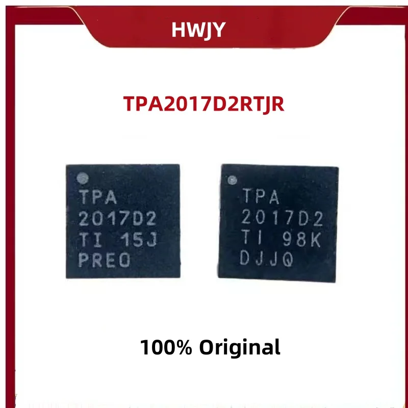 

5PCS 100% New TPA2017D2RTJR TPA2017D2 QFN20 Brand New Original Chips ic