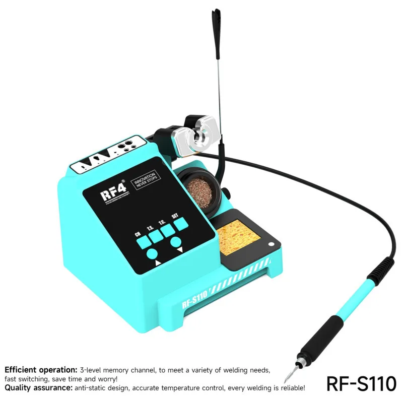 RF-S110 Fast Desoldering Hot Air Gun Soldering Station Digital Display Intelligent BGA Rework Station To PCB Chip Repair RF4