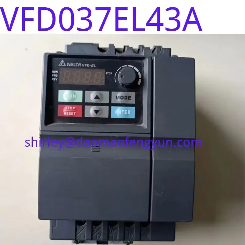 

Used Original Frequency converter VFD037EL43A 380v/3.7kw